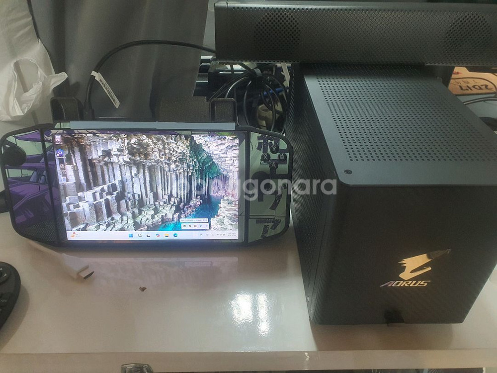 어로스 게이밍박스3090 수냉 egpu독--0