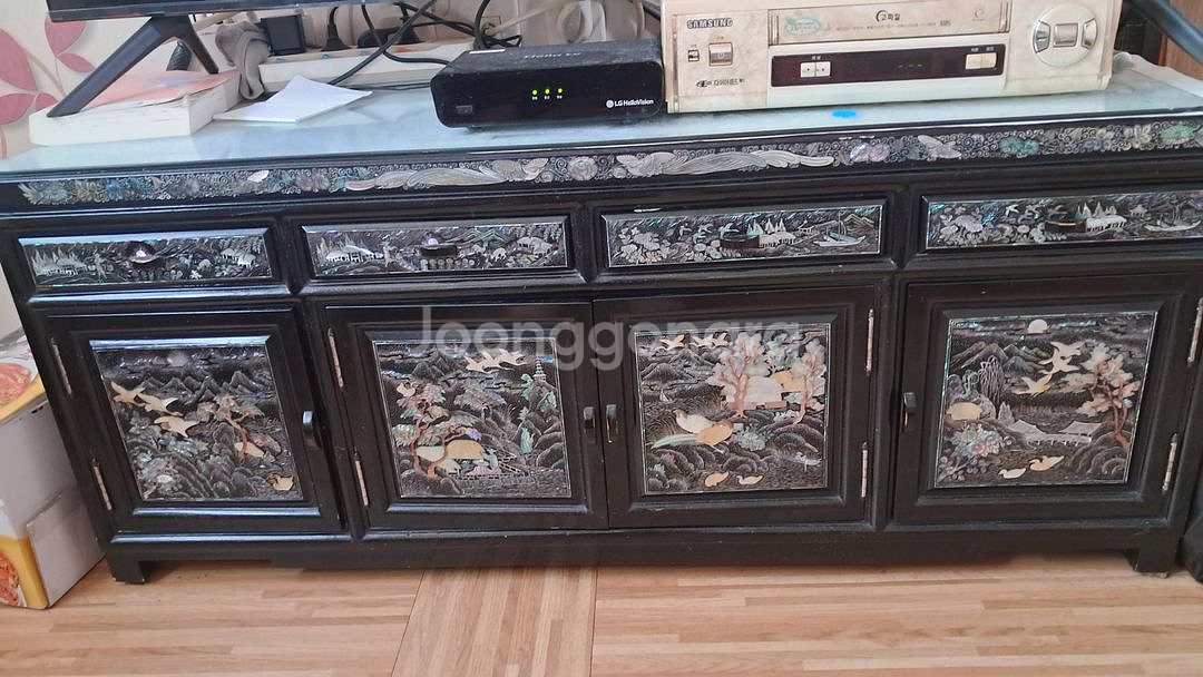 자개 콘솔,장농 세트--0