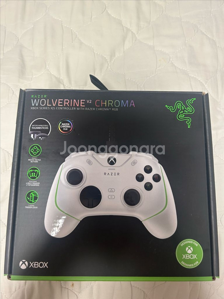 레이저 xbox V2 Chorma 게임패드 새상품--0