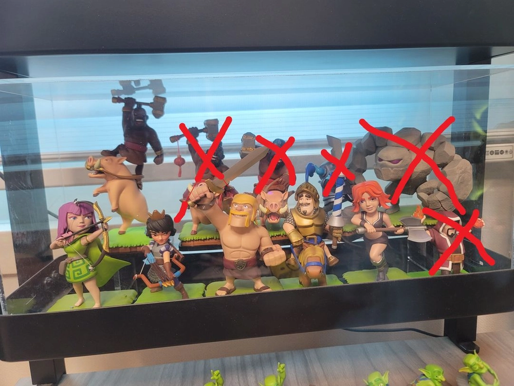 슈퍼셀 클래시로얄 피규어 팝니다~!! 이미지