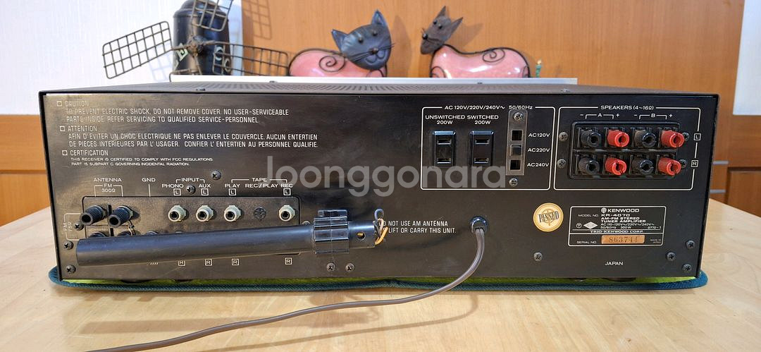 KENWOOD KR-4070 AMP japan--4