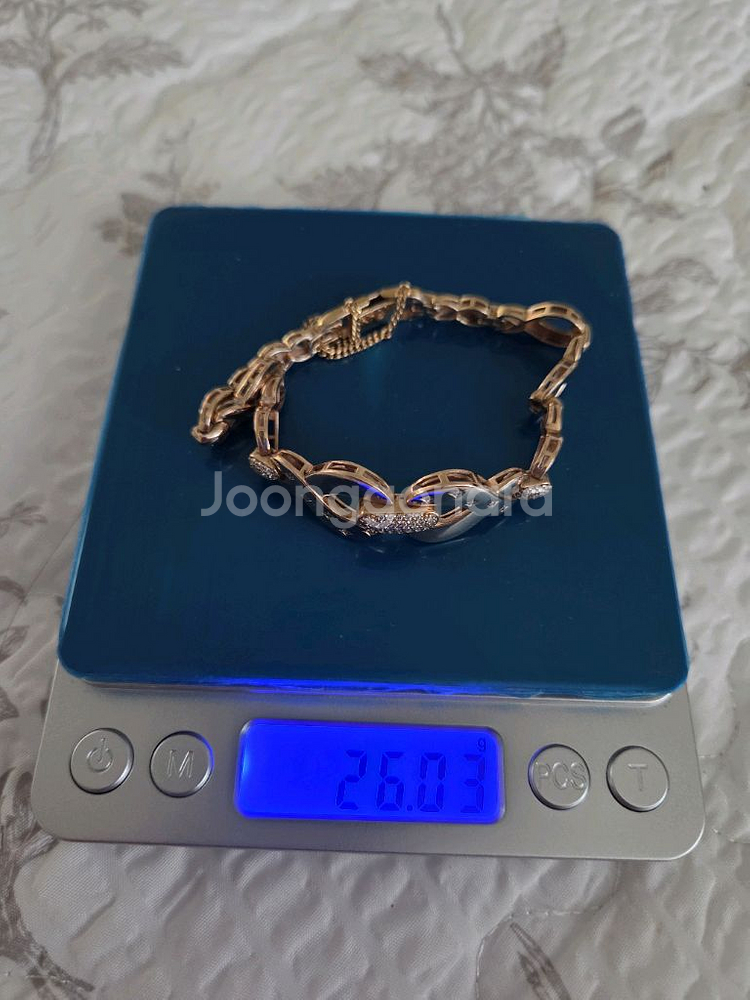 18k 핑크골드 팔찌 돈당44만원--7