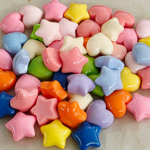 파츠 미니 별과하트 10색 50개 일괄