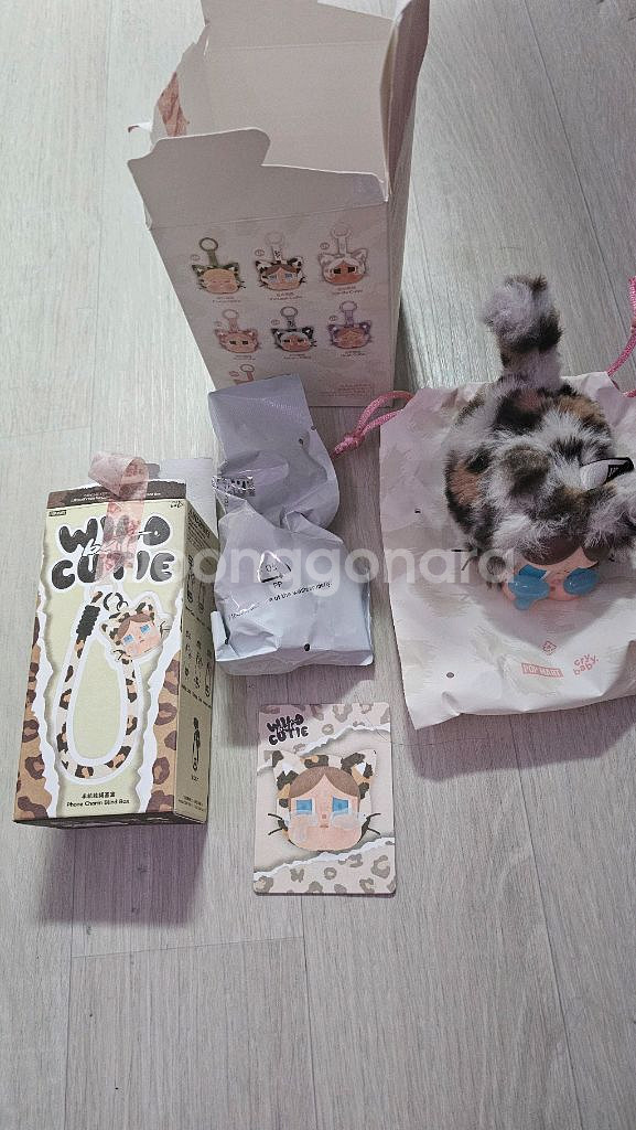 크라잉고양이 빈티지냥이키링,스트랩세트--0