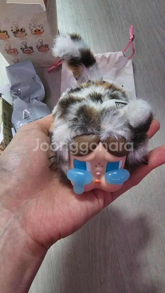 크라잉고양이 빈티지냥이키링,스트랩세트--2