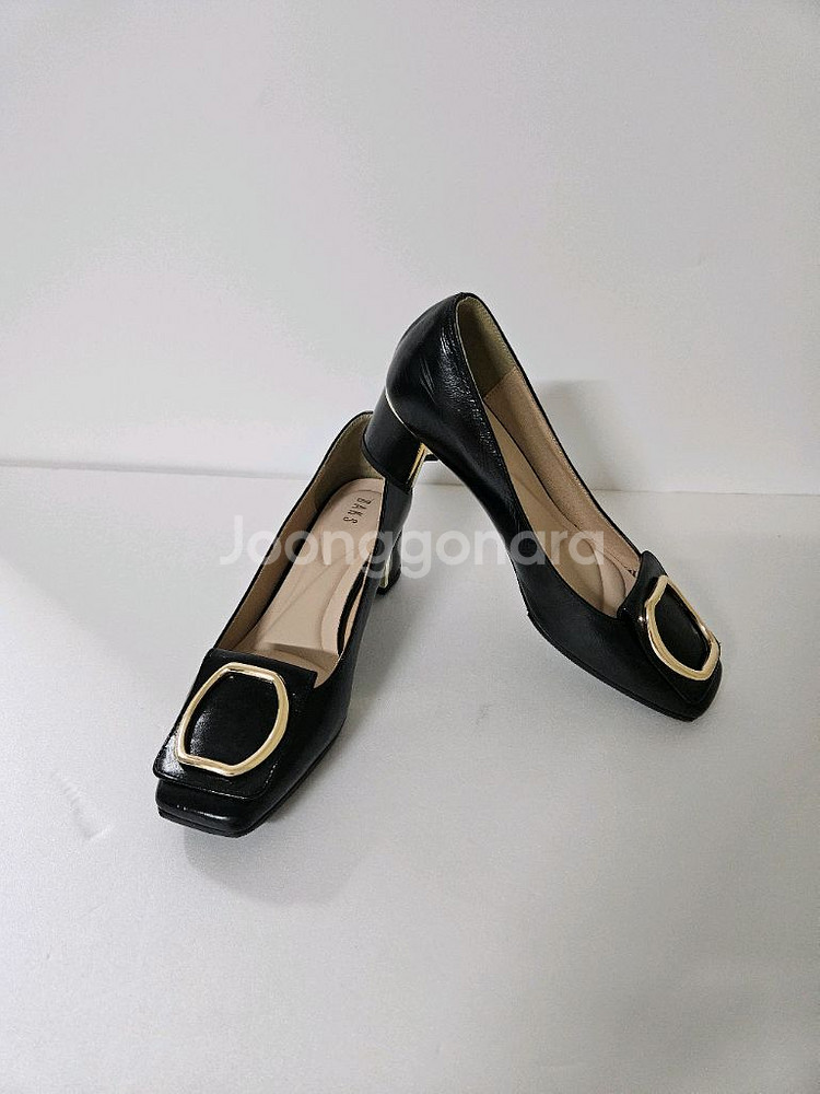 240)닥스여성 구두 스퀘어 원포인트 펌프스 5cm--2