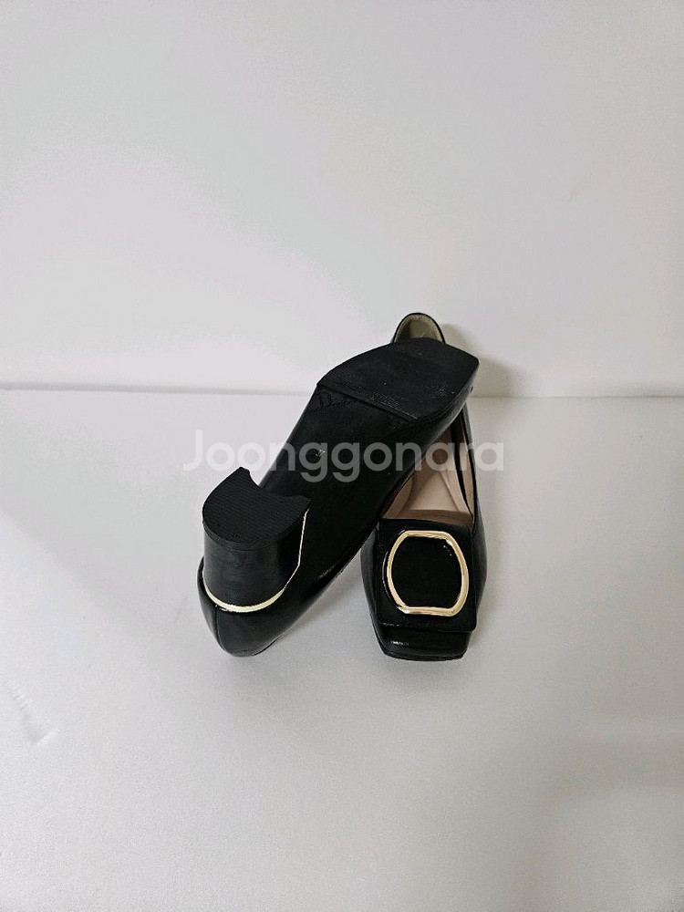 240)닥스여성 구두 스퀘어 원포인트 펌프스 5cm--7