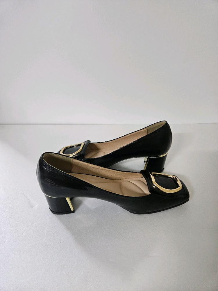 240)닥스여성 구두 스퀘어 원포인트 펌프스 5cm 이미지