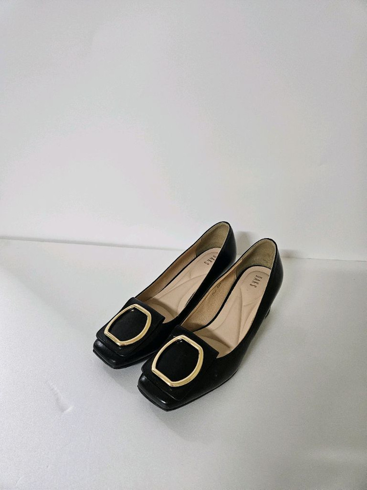 240)닥스여성 구두 스퀘어 원포인트 펌프스 5cm 이미지