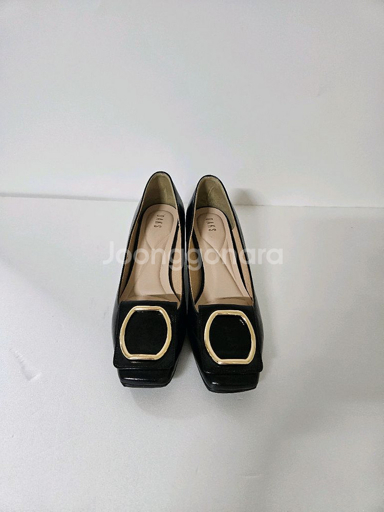 240)닥스여성 구두 스퀘어 원포인트 펌프스 5cm--4