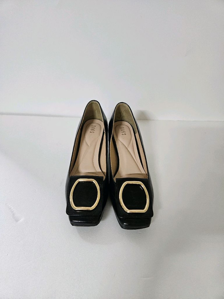 240)닥스여성 구두 스퀘어 원포인트 펌프스 5cm 이미지