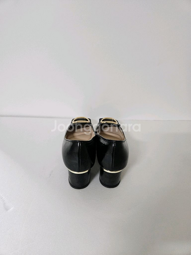 240)닥스여성 구두 스퀘어 원포인트 펌프스 5cm--6
