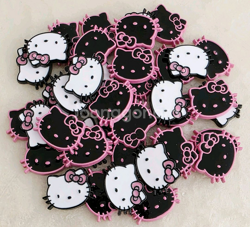 파츠 산리오 키티 2색 40개 일괄--0