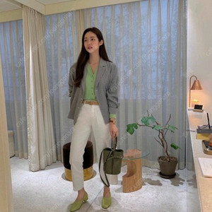 닐바이피 체크 자켓