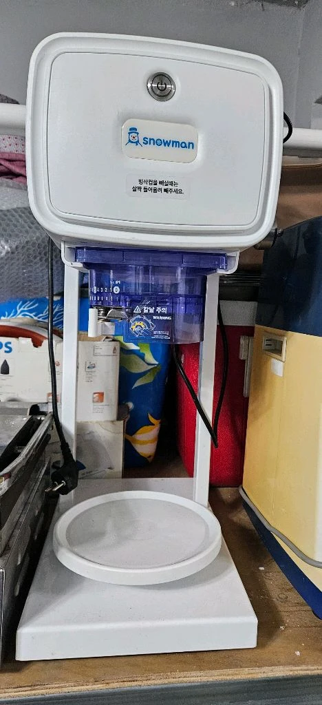 스노우맨 빙삭기 이미지