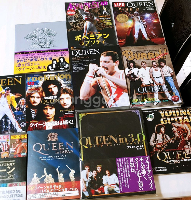 록그룹 퀸 QUEEN 화보 및 사진집 11권 판매--0