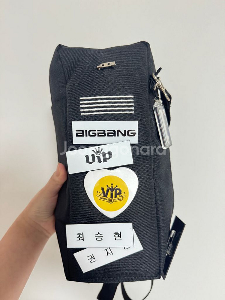 빅뱅 뱅봉 응원봉 화이트+ 10주년 헤드 +뱅봉 가방--1