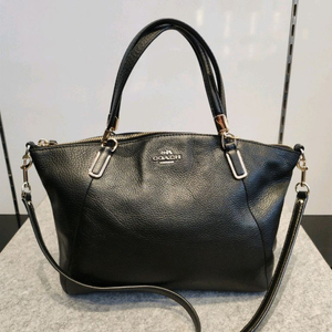 COACH 블랙 가죽토트백(최상급)