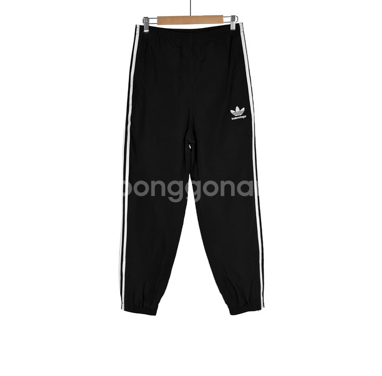 [36] 발렌시아가 아디다스 삼선 밴딩 조거 트랙 팬츠--0