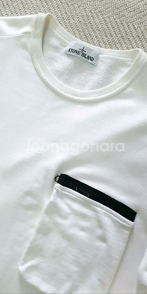 스톤아일랜드 백화점매장 정품 지퍼포켓 맨투맨 판매해요--6