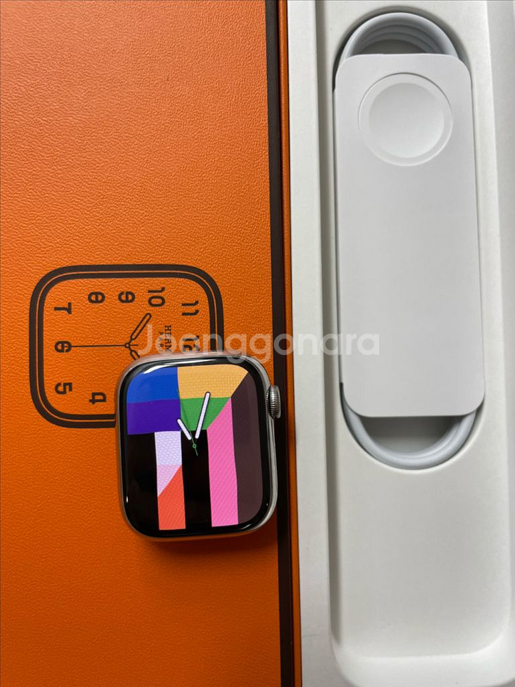 애플워치8에르메스 실버 41mm SS급--0