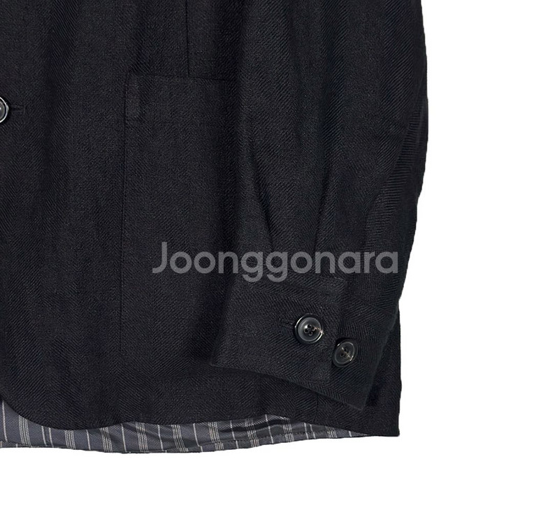 [50] 메종마르지엘라 린넨 레이어드 블레이저 자켓--4