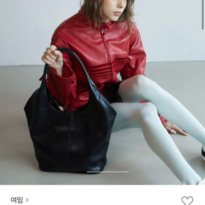 여밈 vase bag 블랙 택포