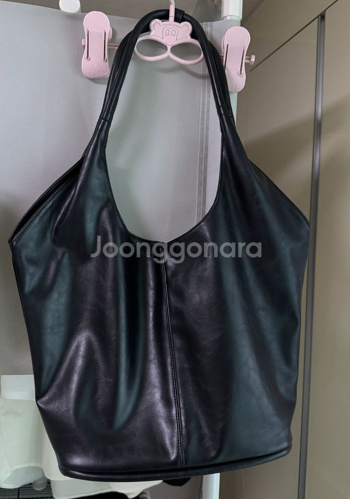 여밈 vase bag 블랙 택포--4