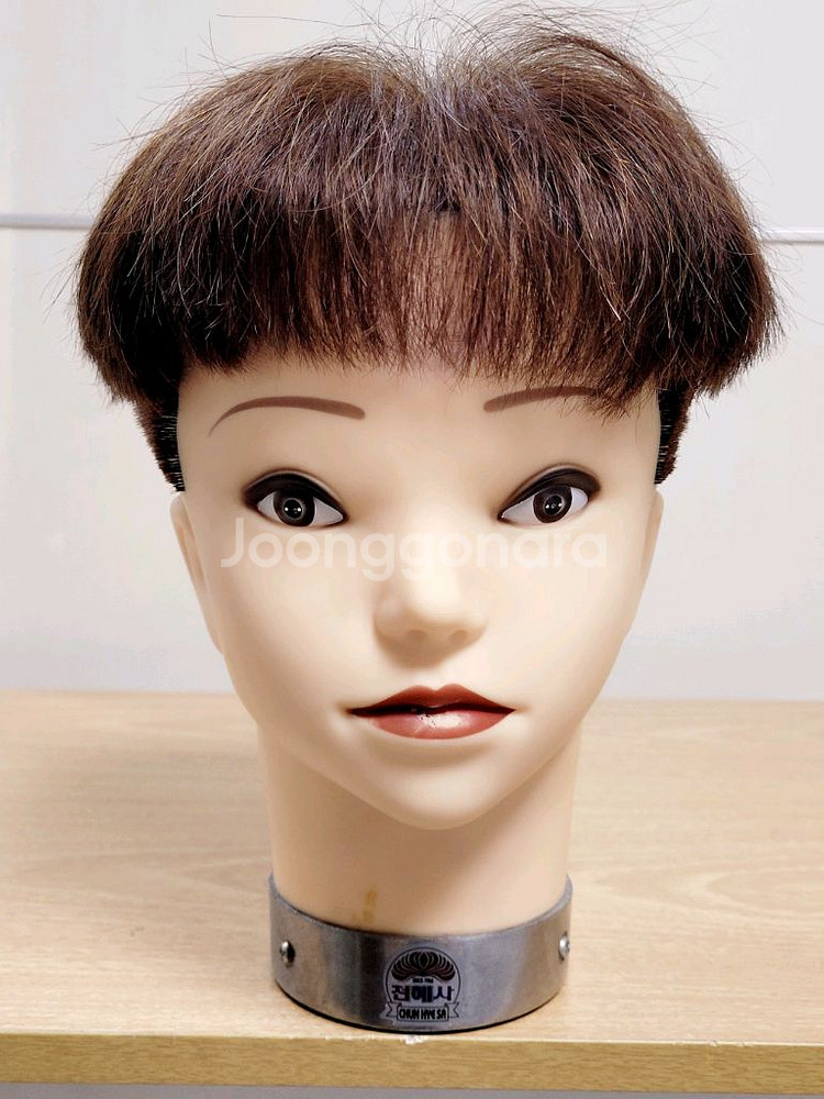 천혜인 헤어 통가발 인모100%--0
