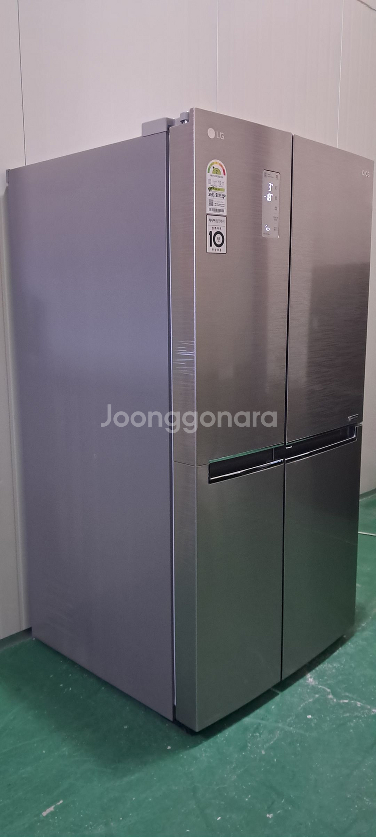 1570 엘지디오스 825L 2도어양문형냉장고(메탈)--1