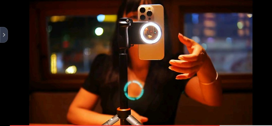 맥세이프 마그네틱 스마트폰 핸드그립 거치대 셀카 라이--4