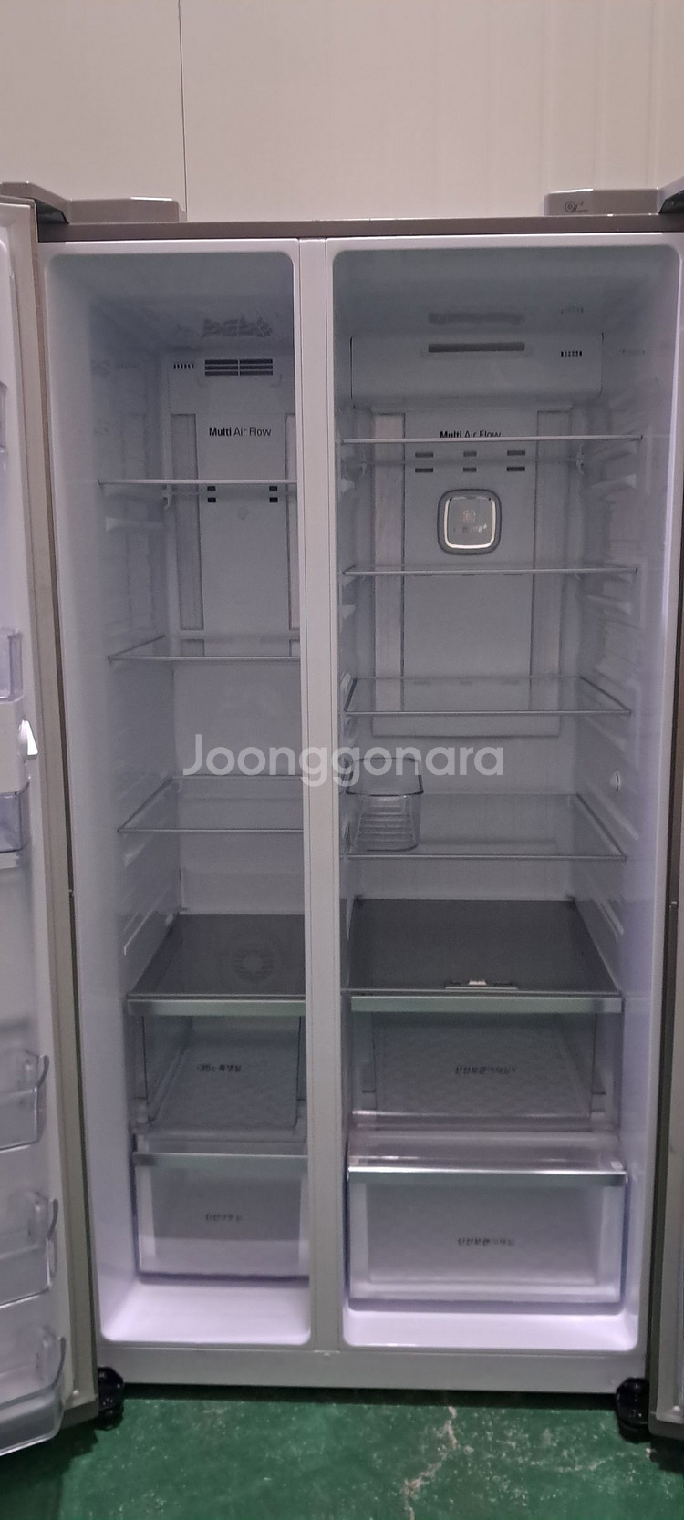 1570 엘지디오스 825L 2도어양문형냉장고(메탈)--4
