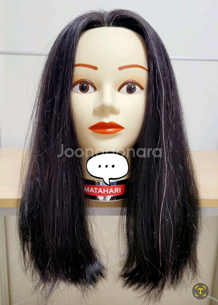 마타하리 통가발 인모100%--0