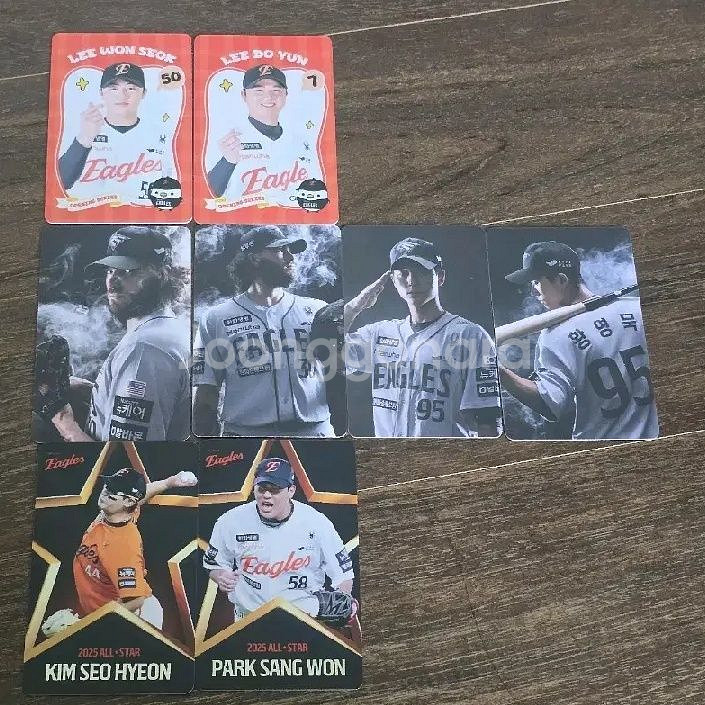 KBO 크보 띠부씰 양도 한화 이글스--0