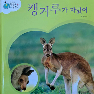 웅잔다책 캥거루가 자랐어
