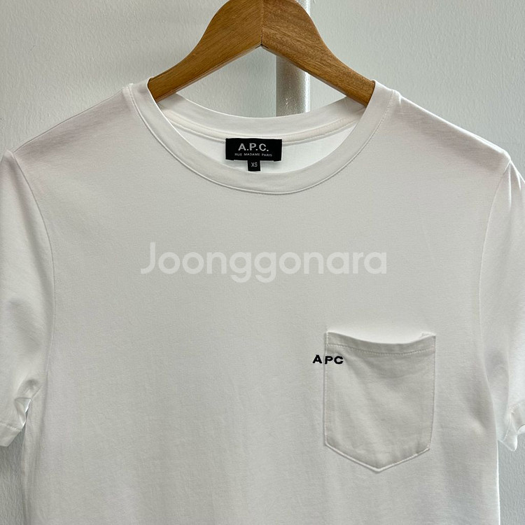 아페쎄 일본판 자수로고 포켓 티셔츠--1