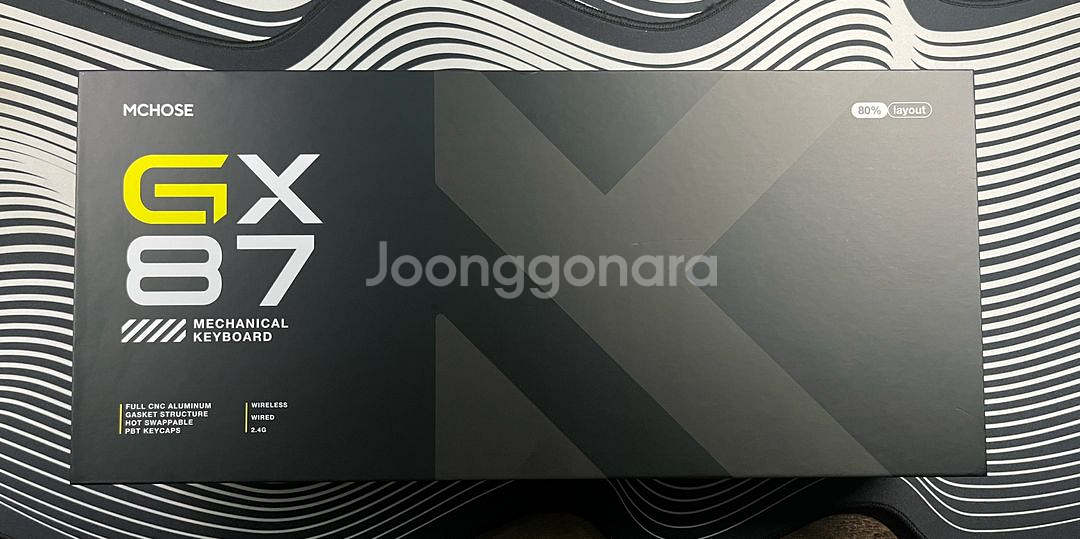 프리플로우 MCHOSE GX87 베어본 판매--2