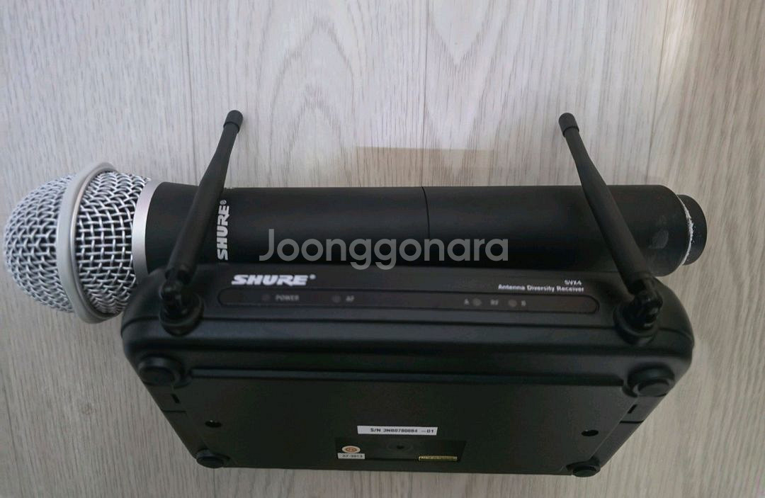 슈어 SVX24/PG28무선마이크송수신기새거 팝니다--0