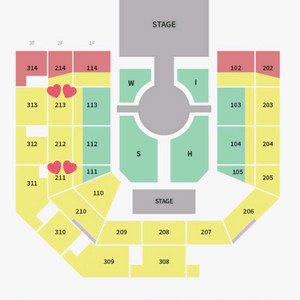 엔시티위시 콘서트 2층 저렴양도