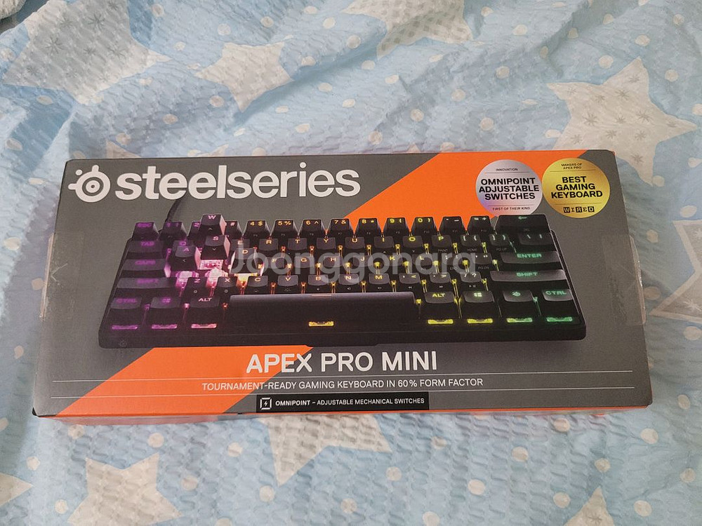 스틸시리즈 apex pro mini 게이밍 키보드 팜--1