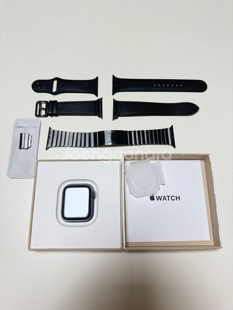 애플워치6 에르메스 44mm 느와르 셀룰러 팝니다.--0