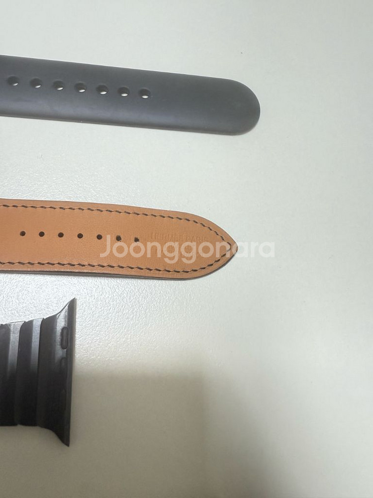 애플워치6 에르메스 44mm 느와르 셀룰러 팝니다.--3