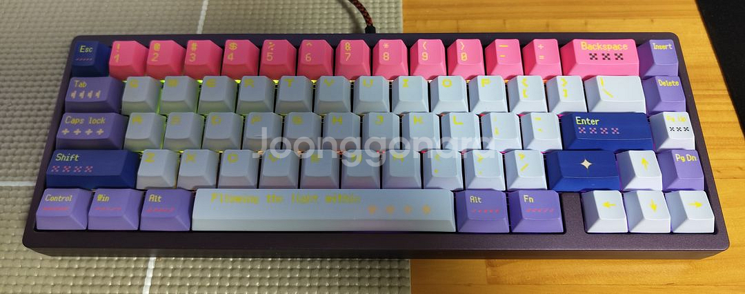 럭키65 V2 기계식 키보드 커스텀 키보드 택포--2