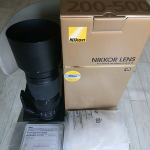 민트급 니콘 AF-S 200-500 vr(이오백)