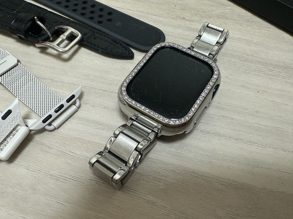 애플워치 시리즈7 41 mm 미드나잇 알루미늄 나이키 이미지