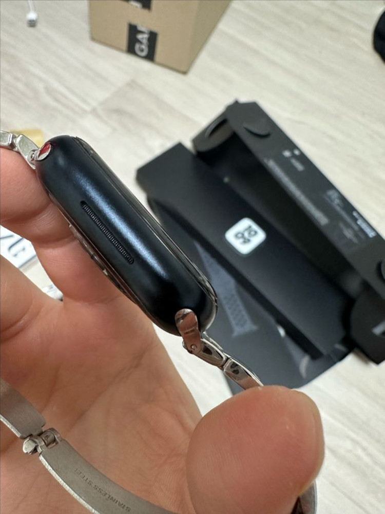 애플워치 시리즈7 41 mm 미드나잇 알루미늄 나이키 이미지