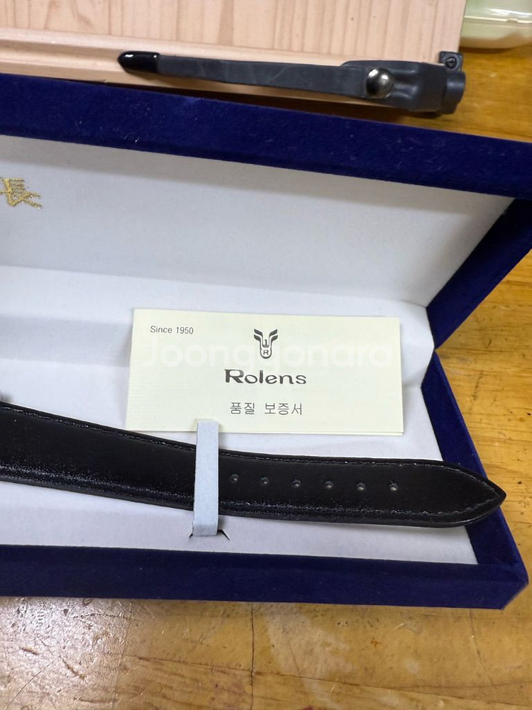 경찰청장 시계,오리지널케이스,보증서,상태최상,보호필름--2