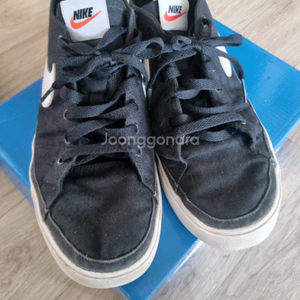 급처)나이키 캔버스화 블랙. 270/,275