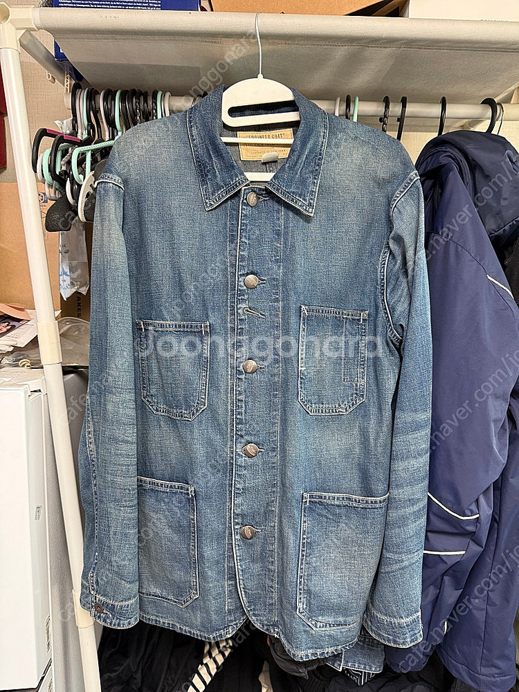 [M]Rrl 엔지니어 코튼 리넨 자켓--0