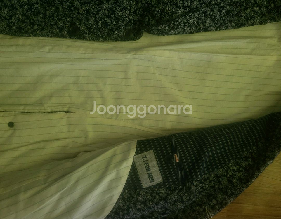 [택달린 새상품] 티아이포맨 네이비 플라워자켓--8
